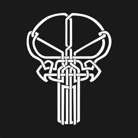 Norse Skull Punisher T Shirt Teepublic