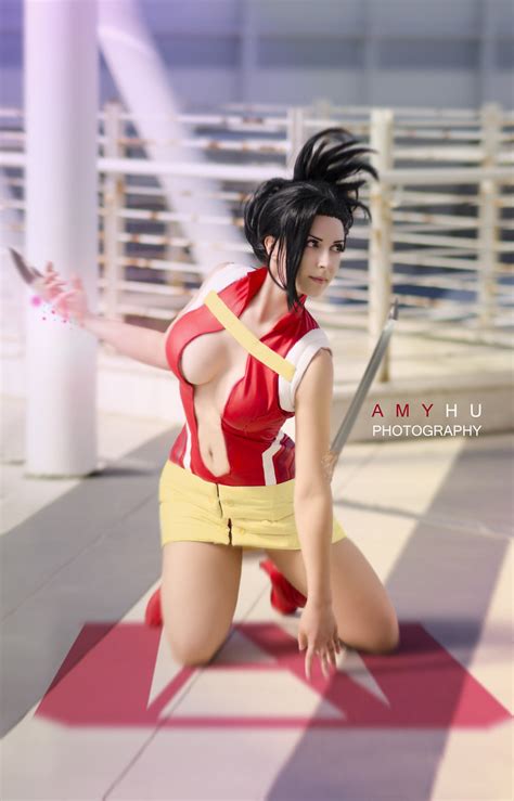 Maybe you would like to learn more about one of these? Momo Yaoyorozu Cosplay Hero Version | Boku No Hero ...