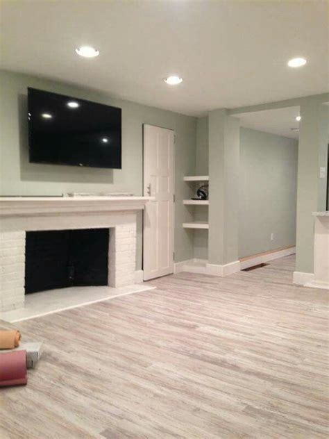 Bright and Lovely | Vinyl wood planks, Basement colors, Basement wall