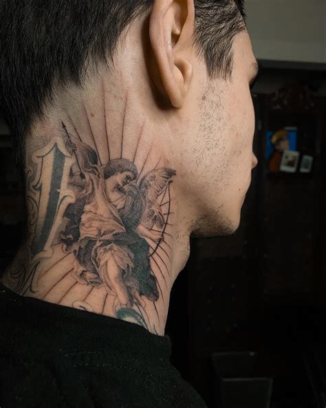 10 Best Angel Neck Tattoo Ideas That Will Blow Your Mind