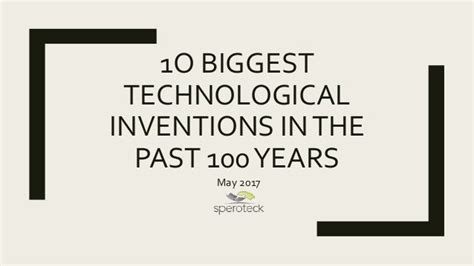 😍 Greatest Technological Advances 65 Best Inventions Of The Past 65