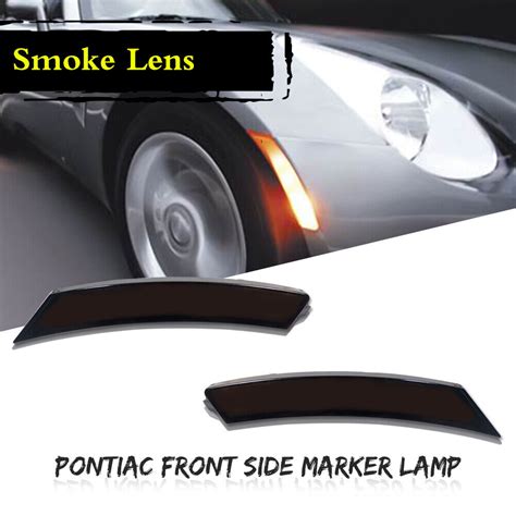 Amber Led Side Marker Turn Signal Lamps For 06 10 Pontiac Solstice