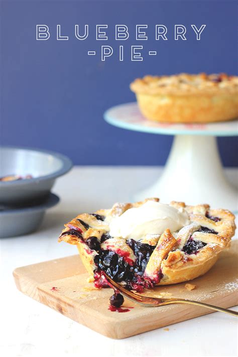 Stir in cornstarch (blended with a little cold water) or tapioca. Two Little Blueberry Pies | The Sugar Hit