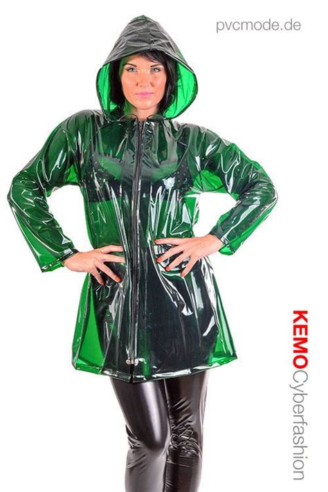 Pvc Rainwear Now In Brand New Colors And Design Kemo Cyberfashionde Fashion Jackets Raincoat