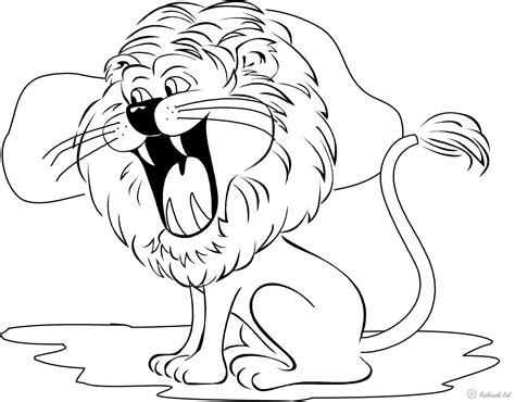 Lions Coloring Pages For Kids Animal Coloring Pages L