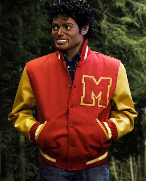 Michael Jackson Thriller Letterman Jacket Michael Jackson Thriller