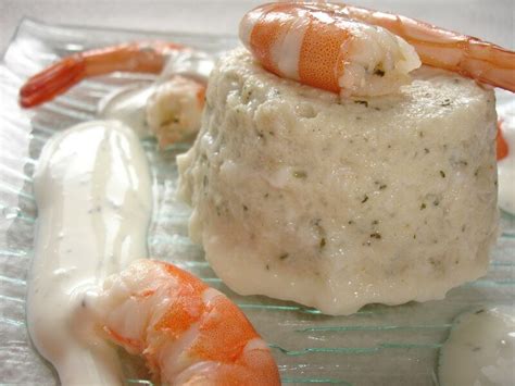 MOUSSELINE DE POISSON AUX CREVETTES