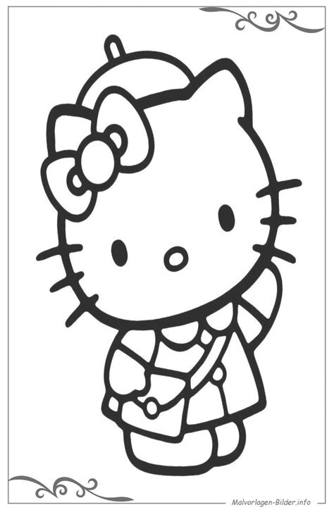 Bilder von hello kitty zum ausdrucken und ausmalen gratis fur kinder! Hello Kitty ausmalbilder zum ausdrucken