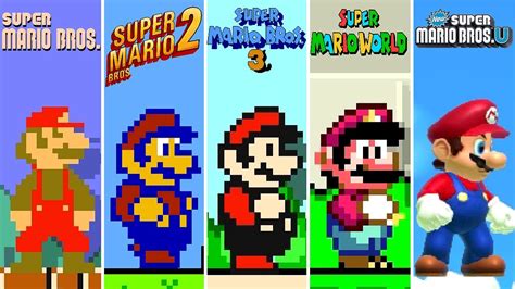 Evolution Of 2d Super Mario Bros 1983 2020 Youtube
