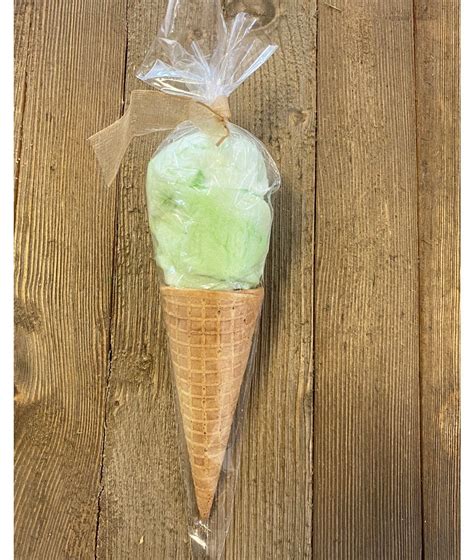 Cotton Candy Ice Cream Cone Party Favors Cotton Candy Sugar Etsy