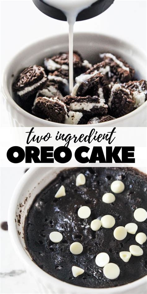 2 Ingredient Oreo Microwave Cake The Twin Cooking Project By Sheenam