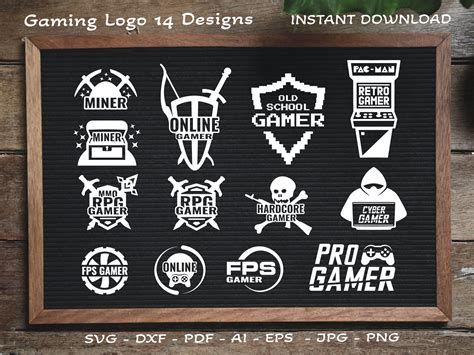 Gaming Logo Svg Vector Gamer Quotes Svg Logo For Gamer Svg