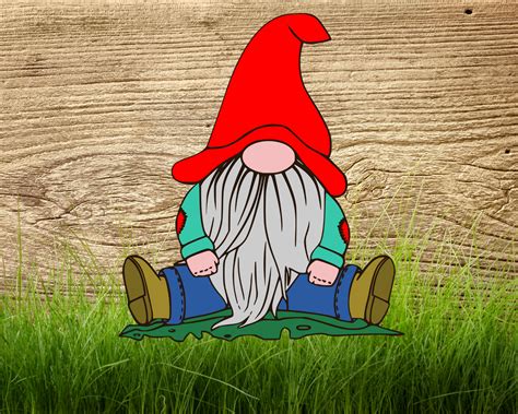 Gnome Clipart Garden Gnome SVG Gnome Shirt Instant | Etsy