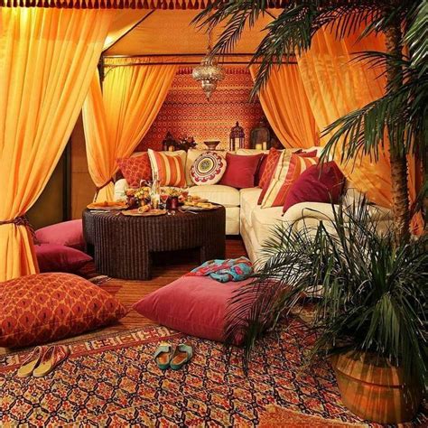 A Warm Vibe Boho Living Room In The Shades Of Yellow