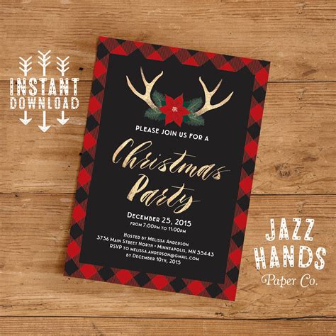 Proposal For Christmas Party Template Free Holiday Party Invitations