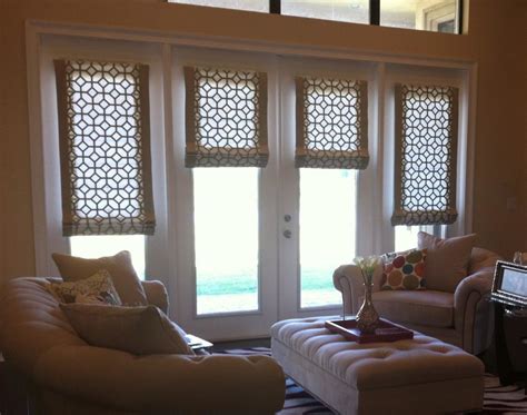 French Door Shades New Touch To Your Interior Roman Shades For French