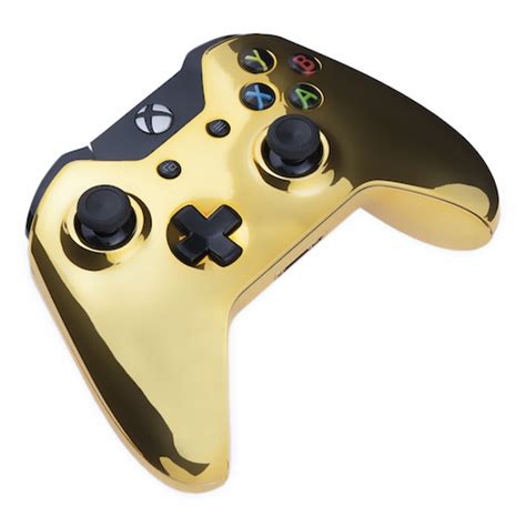 Chrome Gold Edition Xbox One Controller Uk