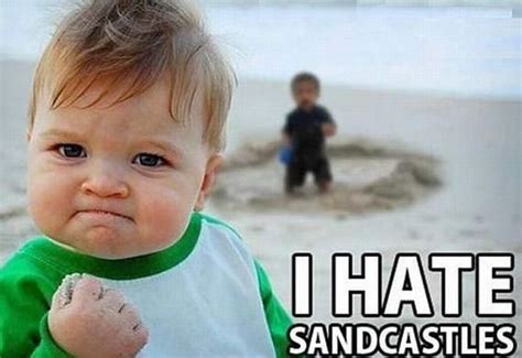The meme references jokes about dababy's head shape resembling a crysler pt cruiser and a lyric from dababy's song suge. during the viral popularity of ironic dababy memes in march 2021, dababy convertible mods were created for a number of video games. Funny Pic of the Day: I Hate Sandcastles | Jenny's Noodle