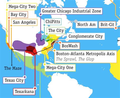 Heres A Map That Shows All The Future Megacities From Science Fiction
