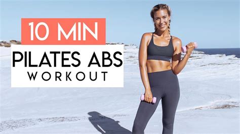 Abs On Fire 💪💕 10 Minute Mat Pilates Abs Workout Youtube
