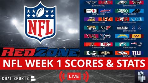 Nfl Redzone Live Streaming Scoreboard Nfl Week 1 Highlights Scores