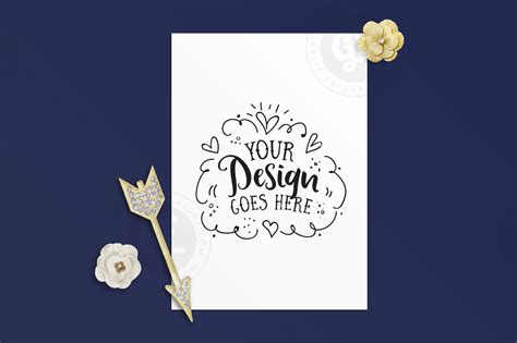 Download A5 Greeting Card Mockup By Garlic Friday Design ...