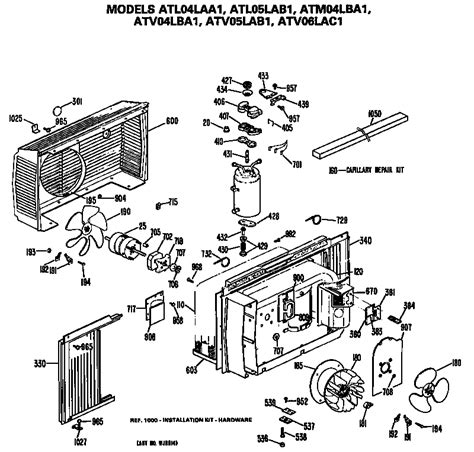 Ge® energy star® 115 volt electronic room air conditioner. GE GE ROOM AIR CONDITIONERS Parts | Model atl04laa1 ...