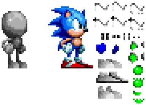 Custom Sonic Character Sprite Apl Pixel Art Maker