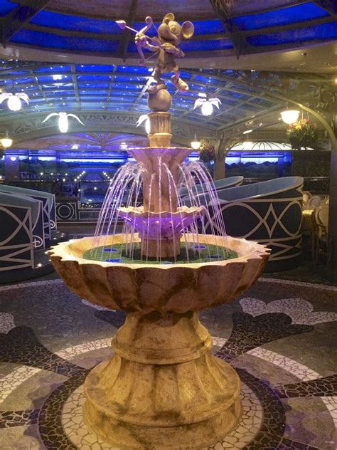 Enchanted Garden Restaurant Aboard The Disney Dream Cruise Ship The