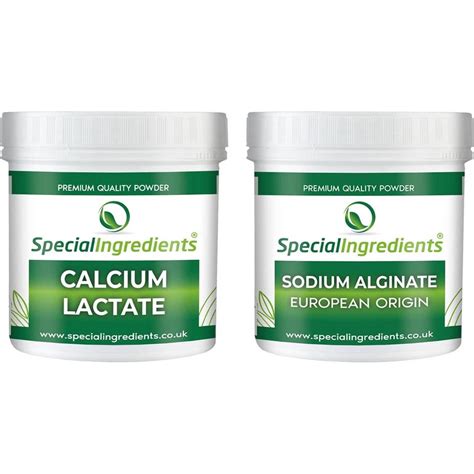 Calcium Lactaat Sodium Alginaat X Gram Sjef Ultieme