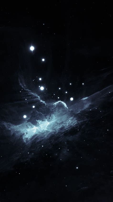 Space Dark Clouds Galaxy Abstract 720x1280 Space Phone Dark Hd