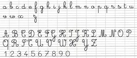French Cursive Handwriting Worksheets Samples