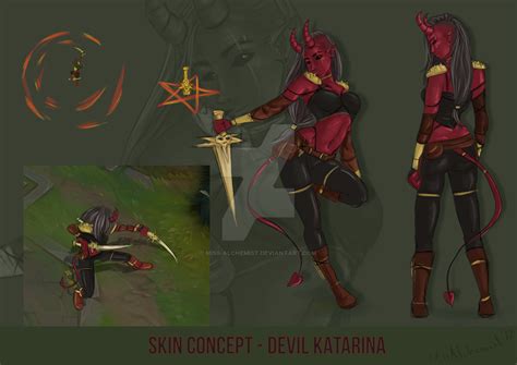Devil Katarina Skin Concept By Miss Alchemist On Deviantart