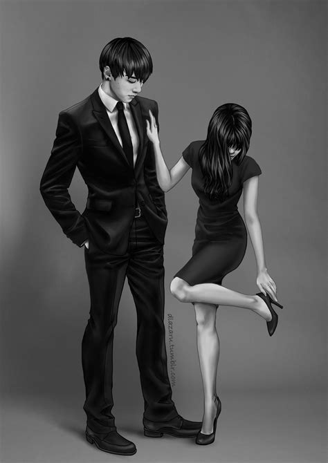 But i won't post any fanarts which show shipping of idols(vkook, liskook, taennie,etc.) in a romantic\sexualized way. BTS Jungkook b-w by dlazaru on DeviantArt