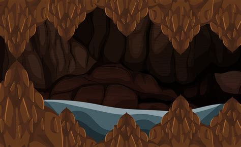 A Flood Stone Cave 614033 Vector Art At Vecteezy