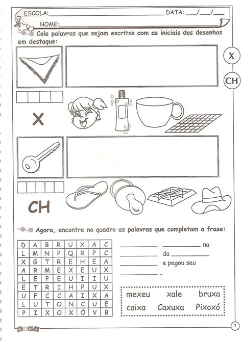 Palavras Escritas Com X Com Som De Ch