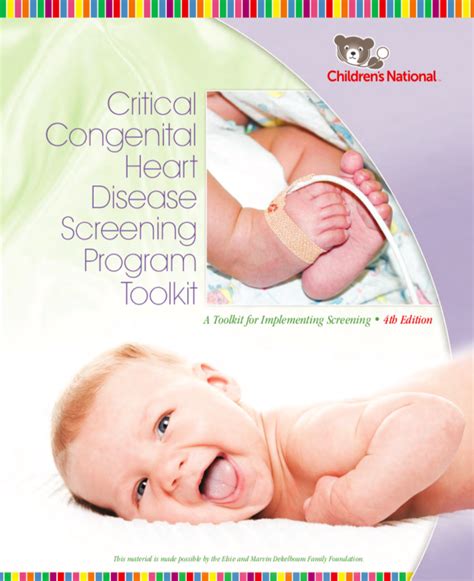 Critical Congenital Heart Disease Screening Toolkit Baby S First Test