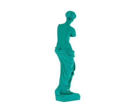 Aphrodite Of Milos Or Venus De Milo Statue 23cm Bright Green Color
