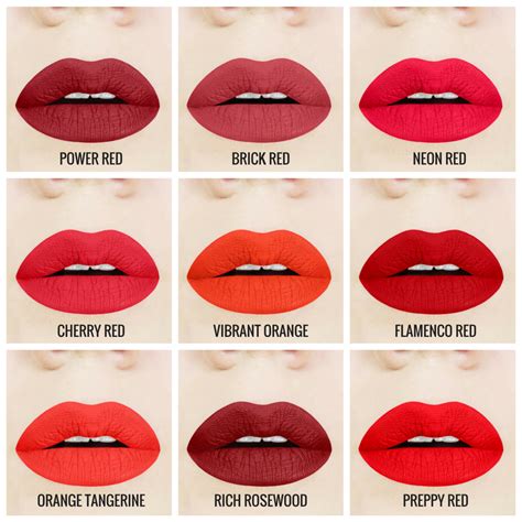 Red Liquid Matte Lipstick Shades Aromi Offers A Wide Variety Of Red