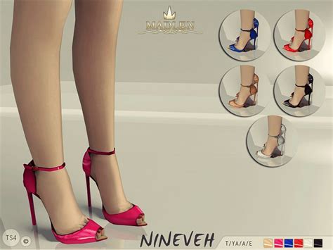 Mj95s Madlen Nineveh Shoes Sims Sims 4 Sims 4 Cc Shoes