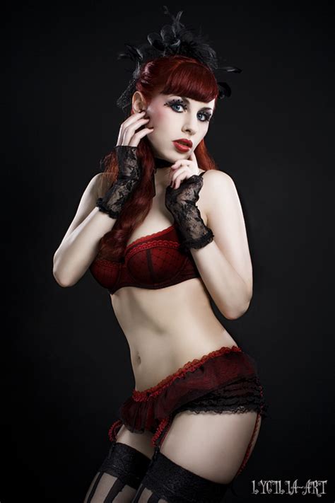 Gothic Pin Up By Lycilia On DeviantArt
