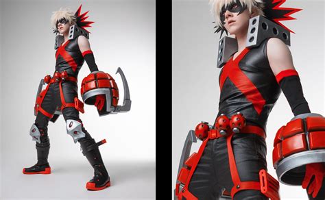 Katsuki Bakugou Cosplay Red Color Edition Rbokunoheroacademia