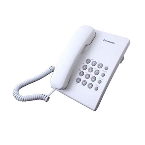 Jual Panasonic Kx Ts500mx Single Line Telepon Putih Putih Di Seller