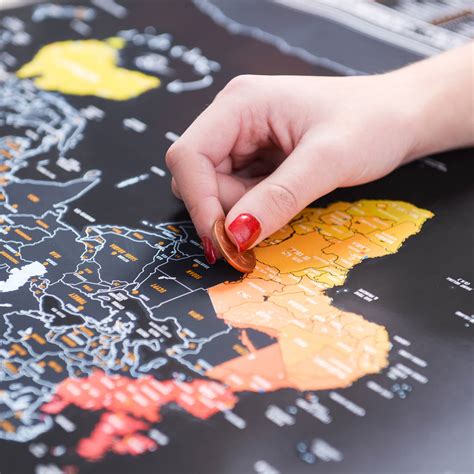Scratch Map® Chalk By Luckies | notonthehighstreet.com