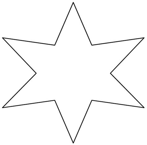 Printable Star Pattern Template Clipart Best