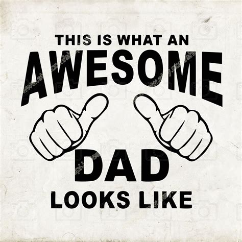 This Is What An Awesome Dad Looks Like Svg Fathers Day 2022 Etsy