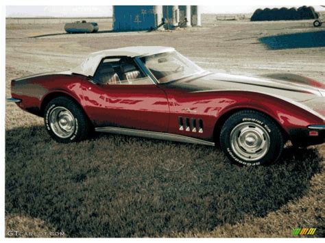 1969 Burgundy Chevrolet Corvette Convertible 85777826