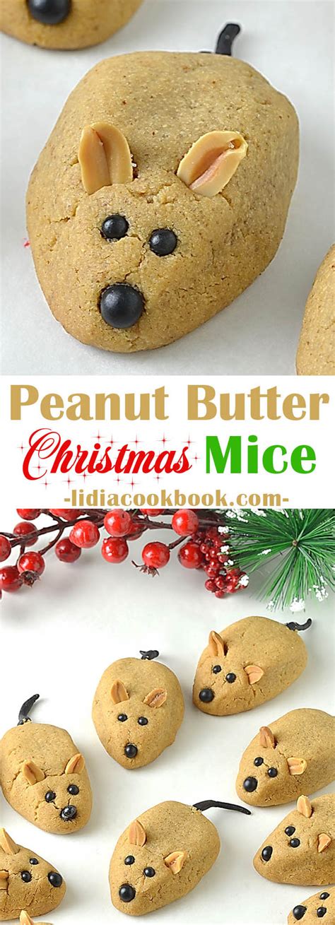 Peanut Butter Christmas Mice Lidias Cookbook