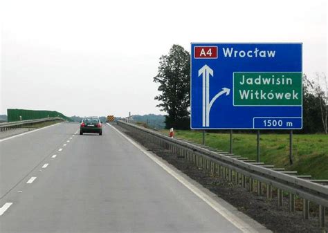 Motorway Signs Poland