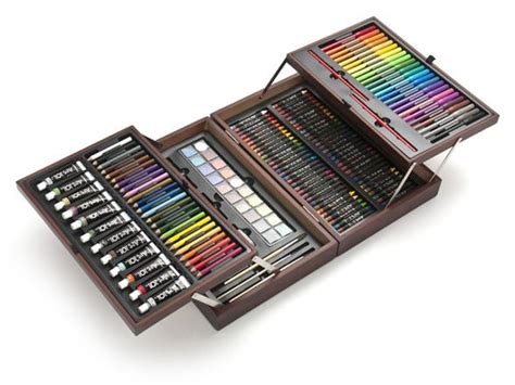 Art 101 Deluxe Wood 170 Piece Art Set Kids And Toys